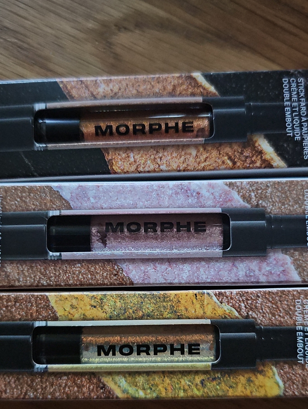 Morphe Mixed Signals Dual-Finish Cream & Liquid Shadow Stick Bundle Qty 3 New - Picture 2 of 15